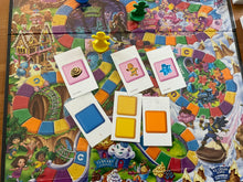 Load image into Gallery viewer, A top down view of the board, cards and the pieces