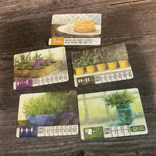 Load image into Gallery viewer, The four kinds of collection cards in the game are displayed. The scoring numbers are in transparent braille on the cards.