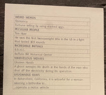 Load image into Gallery viewer, A picture of one of the large print/braille cards showing the different words that people may have to define