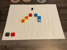 Load image into Gallery viewer, A close up on the tactile replacement boards with a few tiles on them.