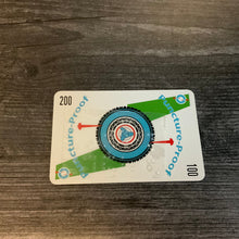 Load image into Gallery viewer, A close up on the puncture proof card