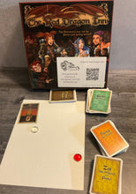 Load image into Gallery viewer, The box is shown with the braille replacement for the player mat. All the different decks are shown.