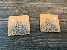Load image into Gallery viewer, Two support tokens with braille on them