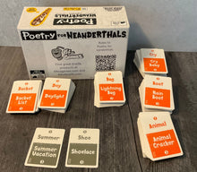 Load image into Gallery viewer, The game with transparent braille on the cards. Bucket, Bucket list, day, daylight, bug, lightning bug and more can be seen