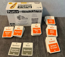 Load image into Gallery viewer, The game with transparent braille on the cards. Bucket, Bucket list, day, daylight, bug, lightning bug and more can be seen