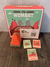 Load image into Gallery viewer, Hand to hand wombat with transparent braille on the cards