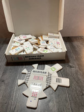 Load image into Gallery viewer, Shot showing the box and the station. The box and the station have braille on them.
