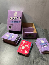 Load image into Gallery viewer, Picture of the box along with all of the cards.
