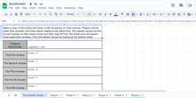 Load image into Gallery viewer, This is the picture of the part of the spreadsheet that has everyone's answers. Nobody knows which person submitted which answer.
