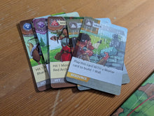 Load image into Gallery viewer, Close up of the cards with braille on them.