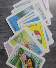 Load image into Gallery viewer, A pile of call cards. They all have print and braille on them.