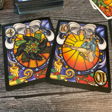 Load image into Gallery viewer, close up on the 4 and 10 cards
