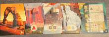Load image into Gallery viewer, The trail setup for play with the trail head and end. Pieces with braille on them are on the trail

