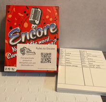 Load image into Gallery viewer, The replacement cards, in large print and braille can be seen next to the box. The thermoformed board is under them.
