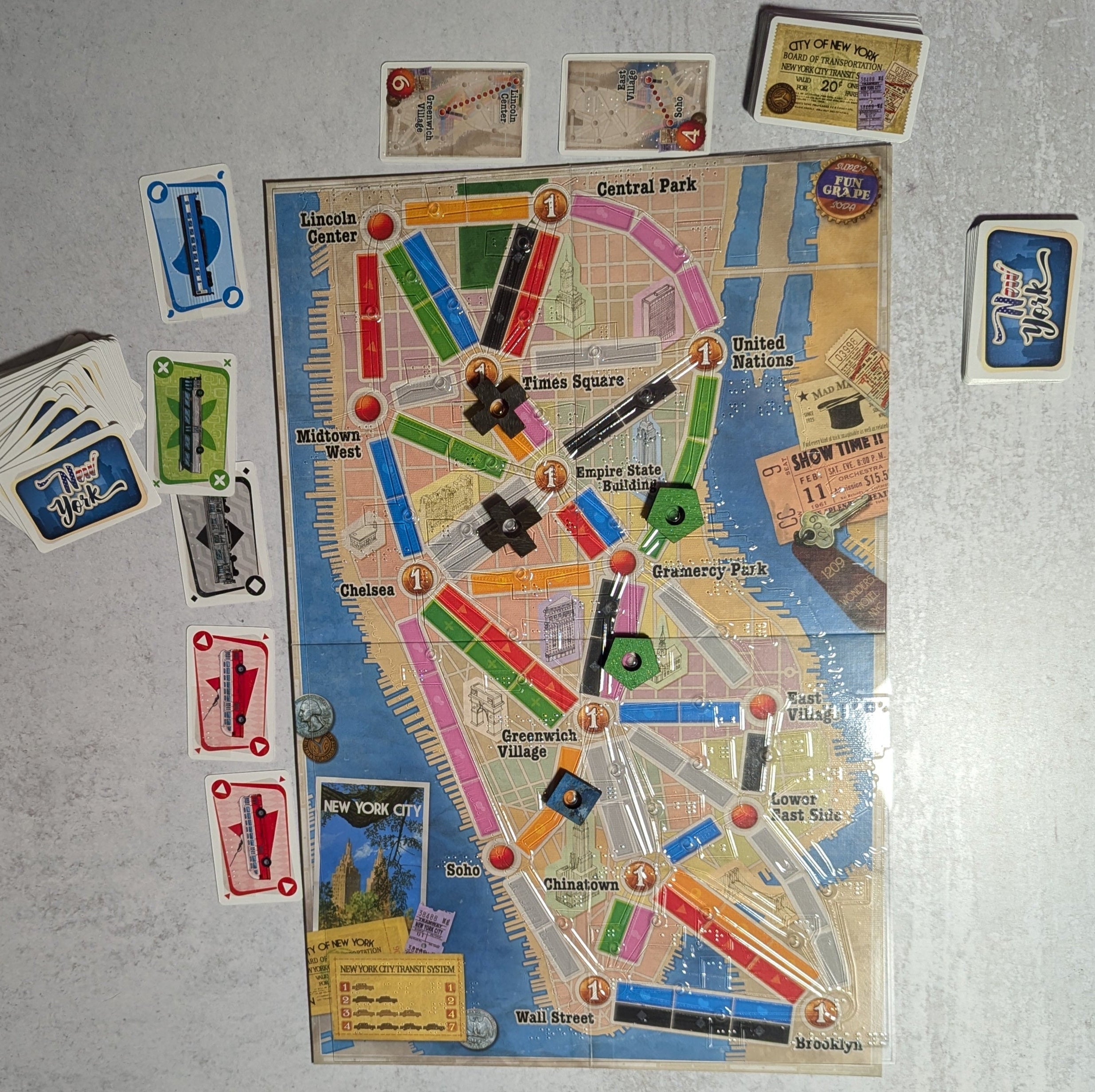 Ticket to Ride: New York Accessibility Kit – 64 Ounce Games